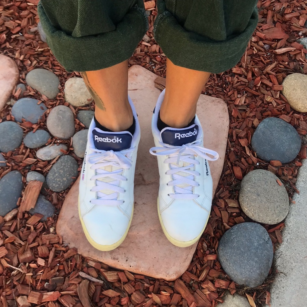 Vintage White Reebok Shoes